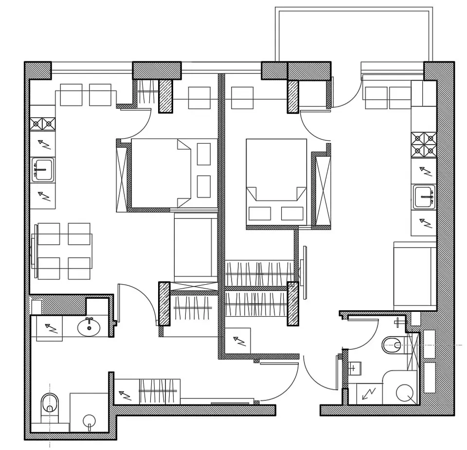 Apartamento inteligente 1 — Distribución