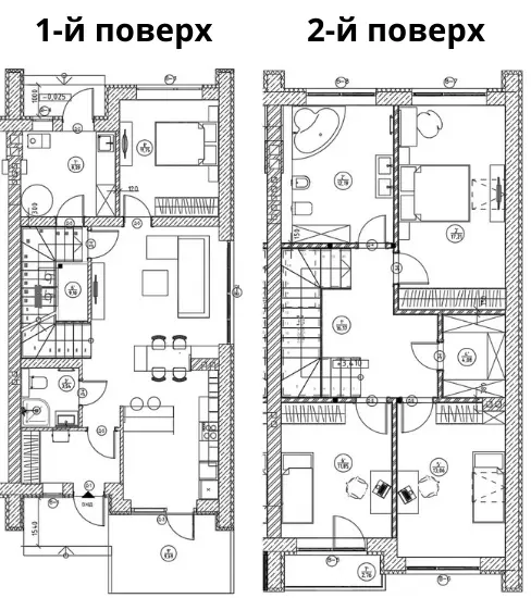 Maison de ville — Plan d'aménagement